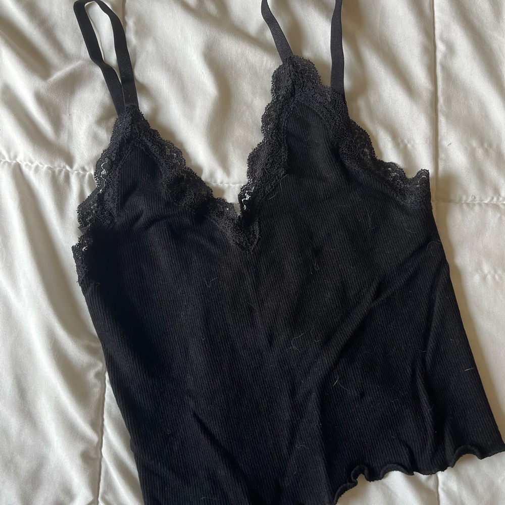 Lace trim cami